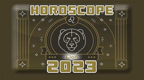 horoscope annuel 2023 lion